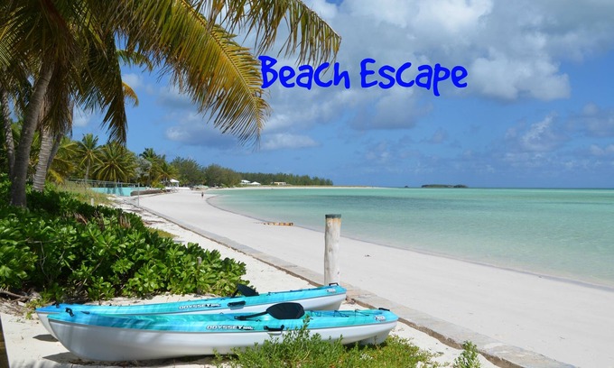 Spanish Wells Apartment | Beachfront one bedroom studio with full kitchen, covered porch and open deck.