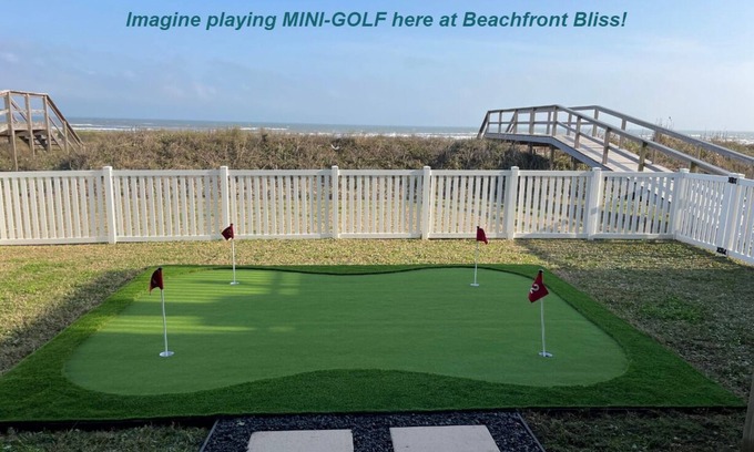 Galveston House | Beachfront, Putting Green & Bar Swings - on HGTV
