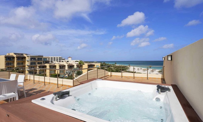 Oranjestad-West Condo | Beachfront - Royal Penthouse 3BR condo - BC352