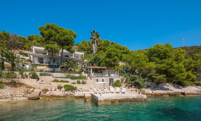 Hvar Villa | Beachfront Villa Pure Life with Pool