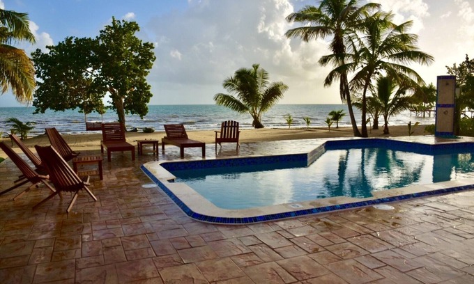 Sittee River Villa | Beachfront Villa with a Pool and 360° Rooftop Views
