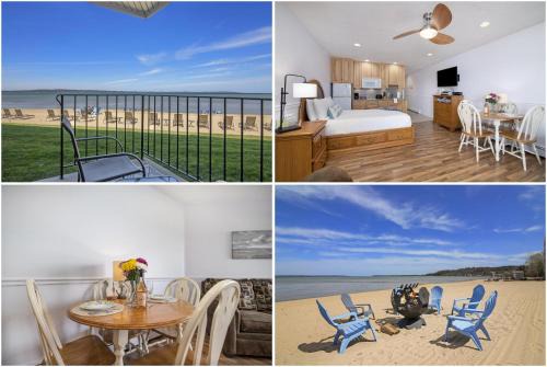 Traverse City House | Beachfront Walkout Condo Pointes North Resort 2872