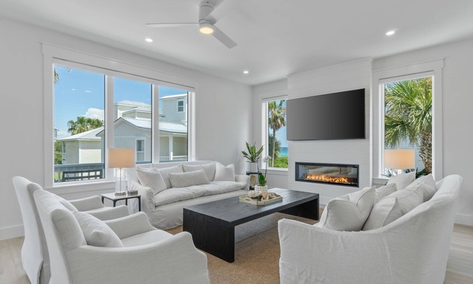 Seashore Village House | Beachside with amazing Gulf views. 4 king suites. Private beach. Private pool.