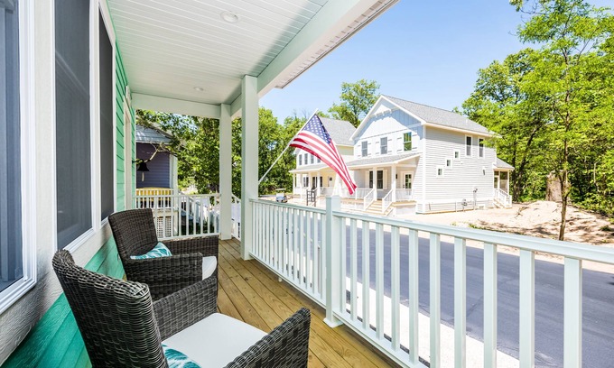 Michigan City House | Beachwalk Resort - Golf Cart, Pool, Lake Access, & More