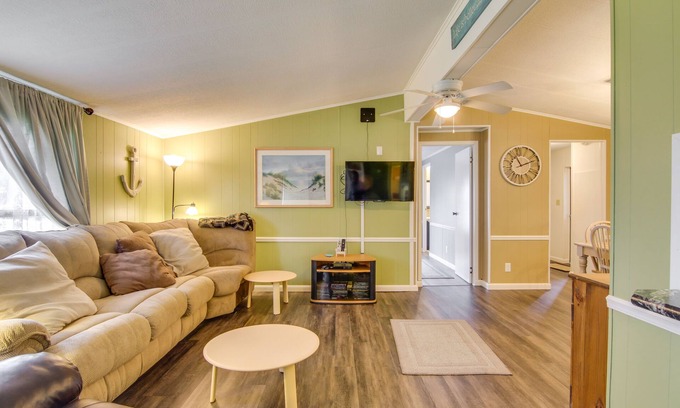 Rehoboth Beach House | Beachy Lewes Home w/Outdoor Shower & Fire Pit!