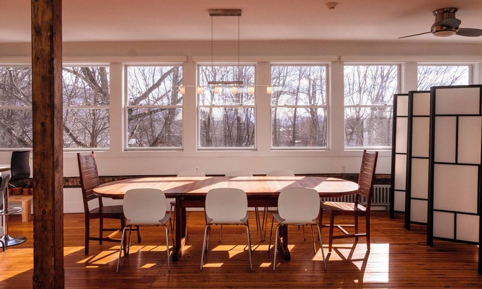 Beacon Apartment | Beacon Penthouse Loft with a View of Mount Beacon