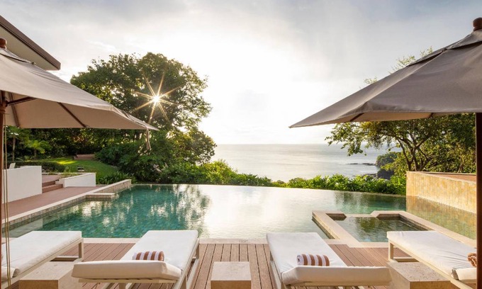 Papagayo Peninsula House | Beautiful sunset ocean views, two pools, great for families, private beach club, personal concierge