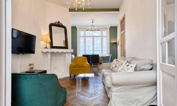 Lambersart Apartment | Beautiful 1900 house full equipped, 4bdrm+ garden!