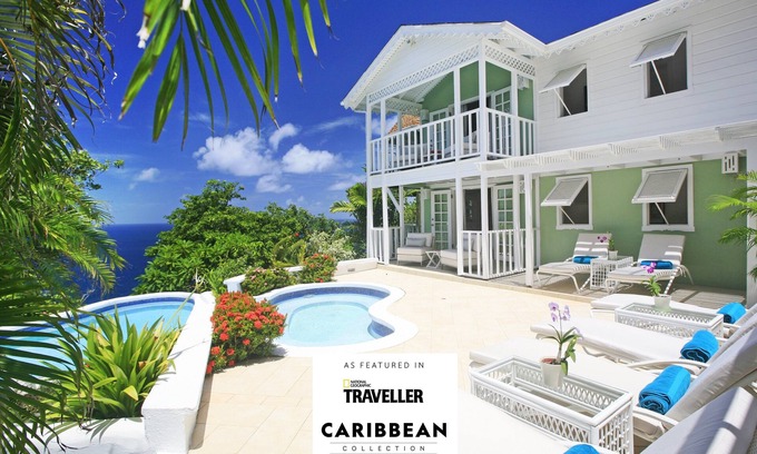 Saline Point Villa | Beautiful 2-bed cliffside villa - Saline Reef