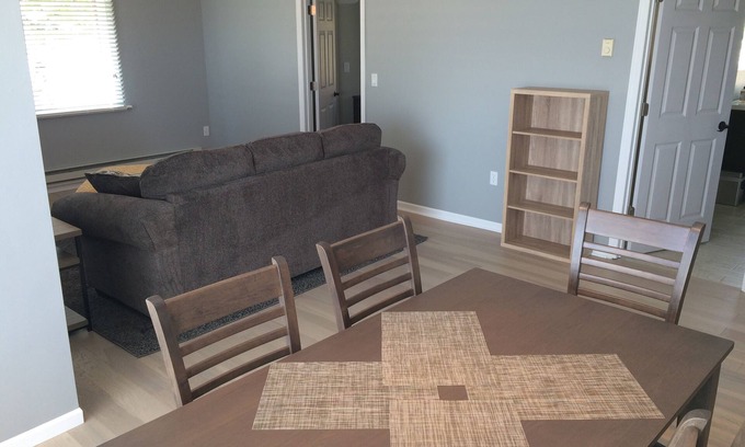 Grand Marais Apartment | Beautiful 2 Bedroom Downtown Grand Marais w/Incredible Lake Views