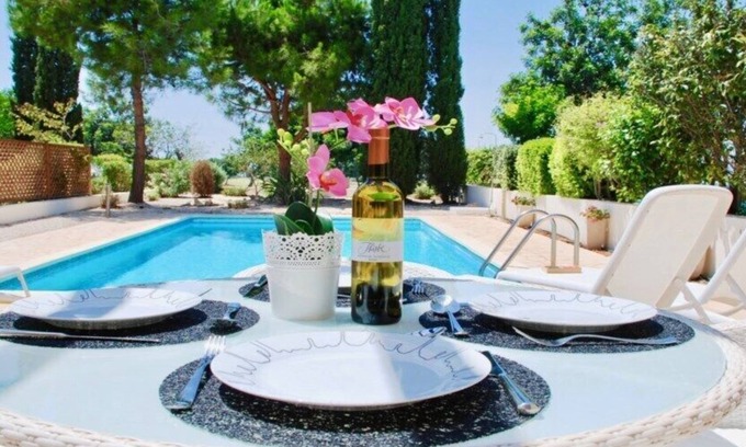 Aphrodite Hills Villa | Beautiful 2 Bedroom Villa Proteus HG29 with private pool and pretty golf course views, Short walk to resort village square on Aphrodite Hills