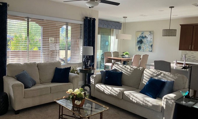 Eleven Mile Corner Resort | Beautiful 2 BR, 2 Bath Villa w/Den. Access to golf cart and outdoor amenities!