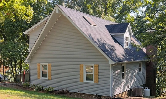 Scottsville House | Beautiful 3-bedroom lake house with view, direct dock access, game room and more