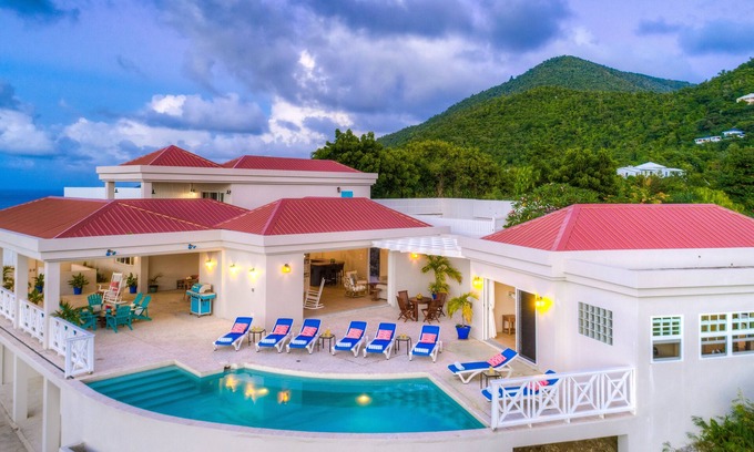 West End Villa | Beautiful 4 bed/4 bath villa with pool and stunning views in west Tortola