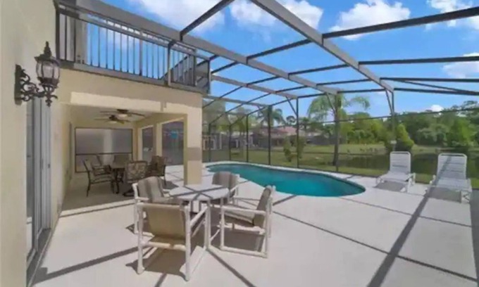 Lake Wilson Preserve House | Beautiful 4 bedroom villa with private pool near Disney