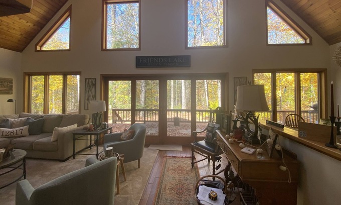 Chestertown House | Beautiful A frame home on 20 Acres nestled in the ADK & 15 min to/from Gore Mtn