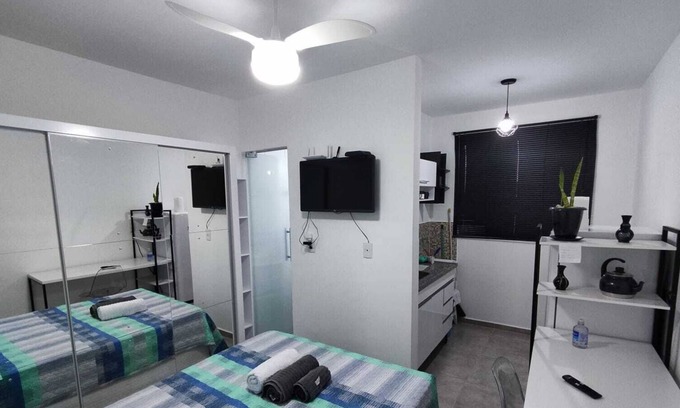 Tejuco Apartment | Beautiful and equipped kitnet 5 minutes from the Historic Center and UFSJ