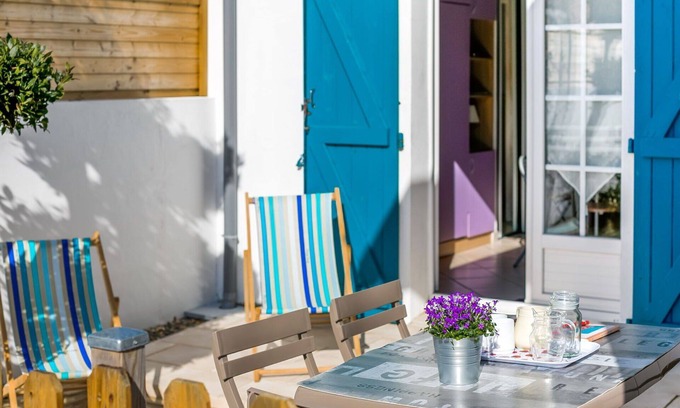 Guethary Apartment | Beautiful apartment for 2 guests with WIFI, A/C, TV, terrace and parking