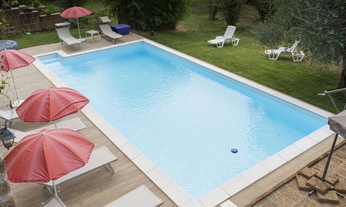 Corchiano Apartment | Beautiful apartment for 8 guests with WIFI, pool, TV, patio, pets allowed and parking