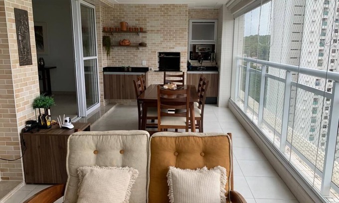 Loteamento Joao Batista Juliao Apartment | Beautiful apartment with the best view in Enseada - 3 minutes from the beach
