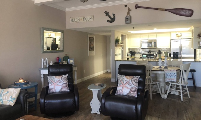 Redington Shores Condo | Beautiful Beach Front, newly renovated. San Remo Condominium.