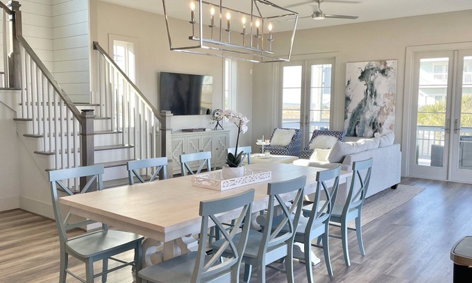 Red Fish Cove House | Beautiful Beach House, private bch, Modern and Comfortable furnishings