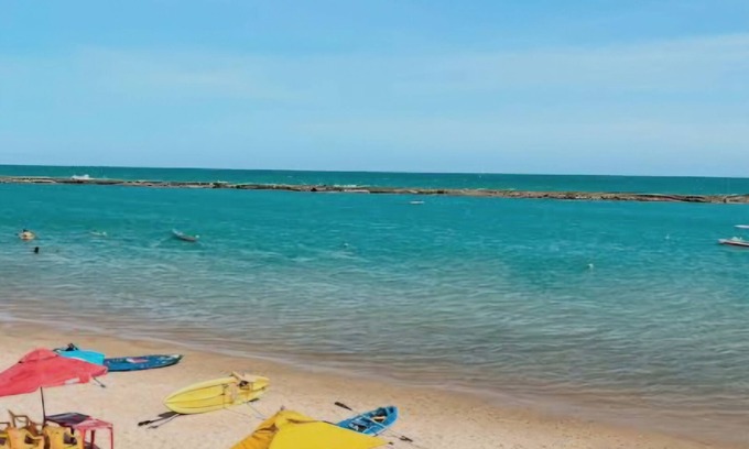 Barra de Sao Miguel Apartment | Beautiful apartment for 6 people with swimming pool, beach and green area with all comforts