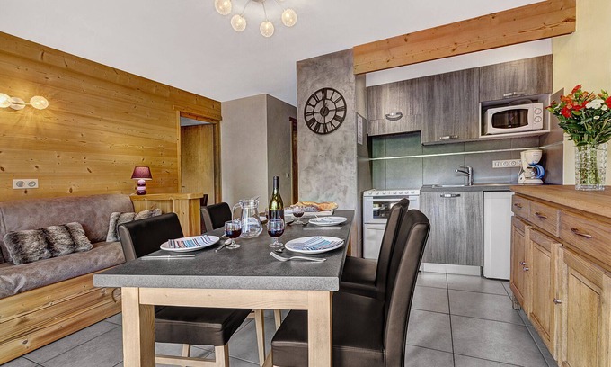 Le Chinaillon Ski Chalet | Beautiful, bright 2-room flat for 4 people