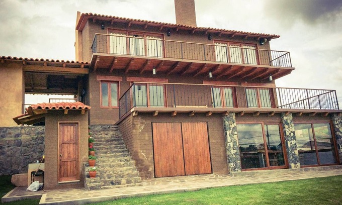 Tapalpa Cabin | Beautiful Cabin Downtown Tapalpa Oven Mud Barbecue Grill 4 Room 12 ppl TV Wifi