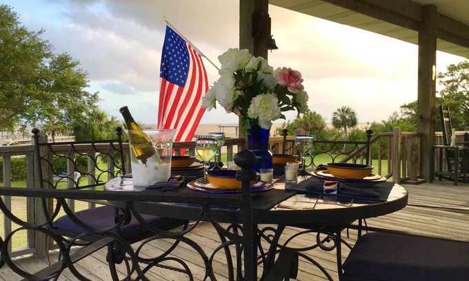Lake Charles House | Beautiful Calcasieu Lake Views from Old Settlement, Louisiana