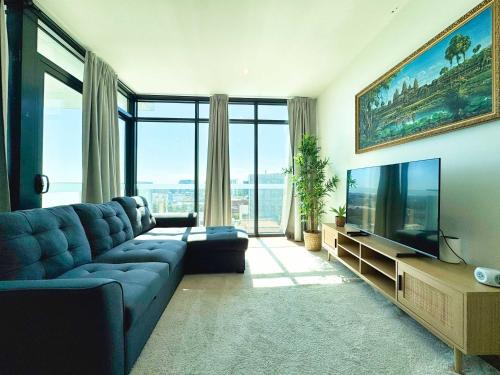 Adelaide Central Business District Apartment | Beautiful Cambodian Inspired Apartment with Pool & Gym