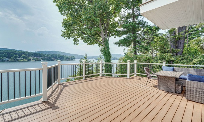 Danbury House | Beautiful Candlewood Lake House w/Private Dock!