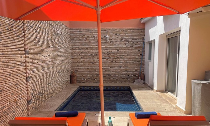 Cite Charaf Villa | Beautiful city villa with private pool, garden, air conditioning, WIFI in the center v. Agadir
