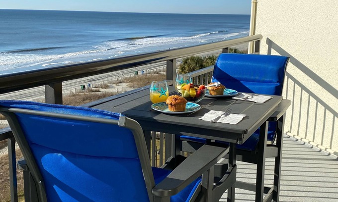 Myrtle Beach Condo | Beautiful Clean Modern Direct Oceanfront Unit With Amazing Views