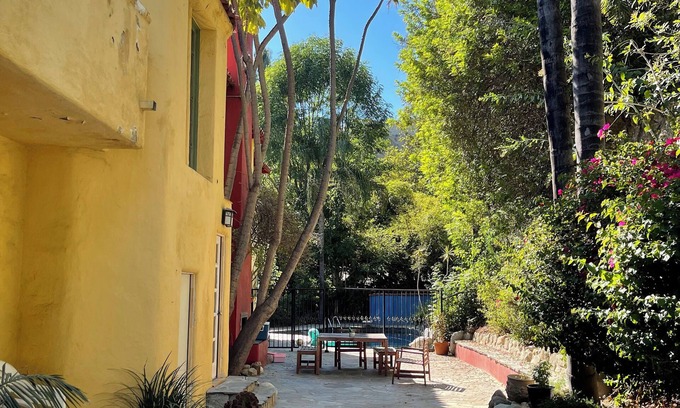 Rossmoyne House | Beautiful, colorful, unique, Spanish style home with city views of L.A/Glendale