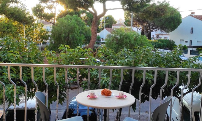 Mediterranee Apartment | Beautiful F3 of 60m2 4/6 pers all comfort in Canet plage