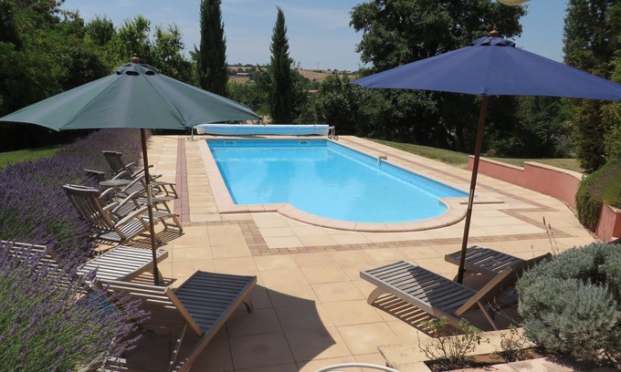 Bertre Other | Beautiful Farmhouse in 5 acres With Large Pool & Views Over A Picturesque Valley