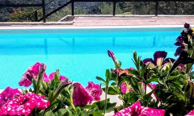 Seborga House | Beautiful farmhouse with pool and stunning infinite sea views. Host up to 9