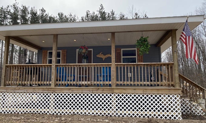 Trout Lake House | Beautiful Getaway In the UP! Right on Snowmobile and ORV Trails
