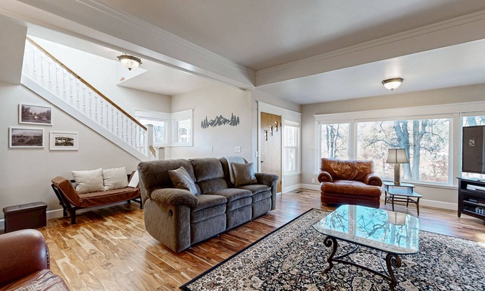 Mosier House | Beautiful historic family home on a Cherry Orchard, with patio, grill, and WiFi