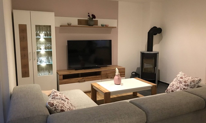 Geeste Apartment | Beautiful holiday apartment with sauna and wood-burning stove on the water and close to the beach