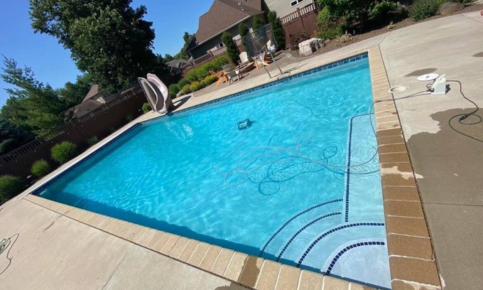 Neenah House | Beautiful home Sleeps 10 with Heated Inground Pool