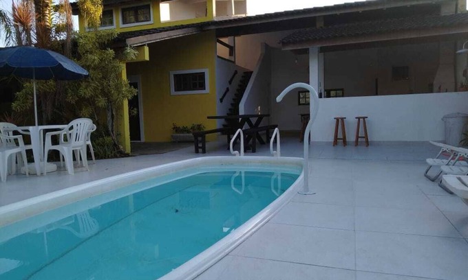 Sao Lourenco House | BEAUTIFUL HOUSE WITH POOL AND COURT + 2 BEACHES (RIVIERA AND Itaguaré)