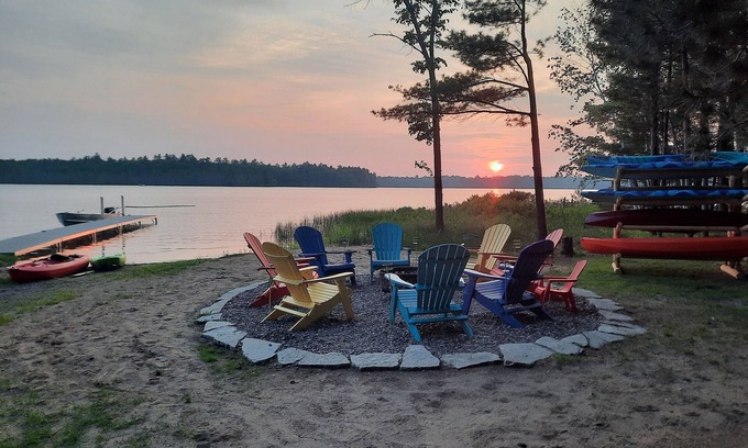 Eagle River House | Beautiful Lakefront Home on Crystal Clear, Private, Full Recreation Lake