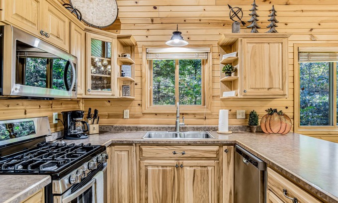 Friendship House | Beautiful Lakefront Home on Two Acres with Free WiFi, Dock, & a Sandy Beach