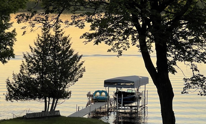 Grand Rapids Cabin | Beautiful lakeside cabin-private beach/lake access in Grand Rapids