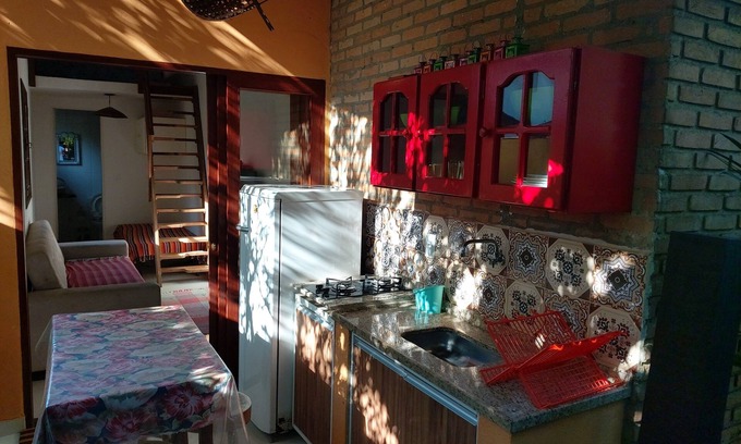 Itamambuca Ski Chalet | Beautiful little tent near the beach in the condominium of Itamambuca with all security