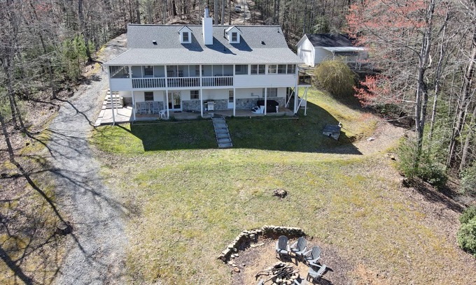Raccoon Ridge House | Beautiful long range views at Tranquility Ridge