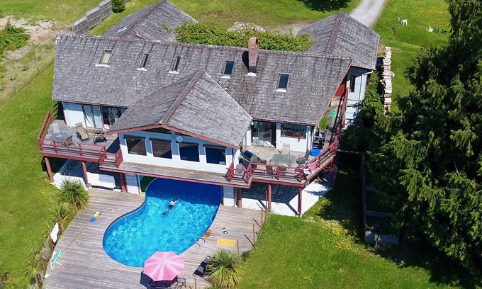 Cortes Island House | Beautiful Ocean View Villa with Pool on Cortes Island - Sleeps 16