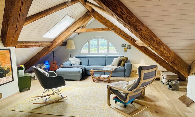 Ruswil Apartment | Beautiful One Bedroom near Lucerne